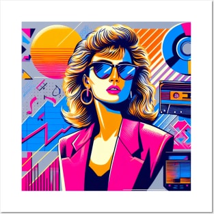 80s Memphis Model Posters and Art